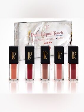 New La Prestige Paris Liquid Touch Prestige Matte Lipstick Set 5 Piece Set